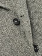 Massimo Alba - Austin Herringbone Virgin Wool Coat - Gray