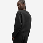 SKIMS Women's Cotton Fleece Classic Crewneck in Onyx