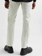 Dunhill - Straight-Leg Cotton-Blend Twill Trousers - Gray