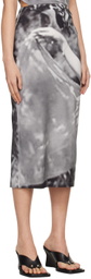 ELLISS SSENSE Exclusive Gray Float Midi Skirt