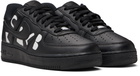 Black Comme des Garçons Black Nike Edition Air Force 1 Low Retro SP Sneakers