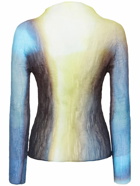 ISSEY MIYAKE Pleated Long Sleeve Top