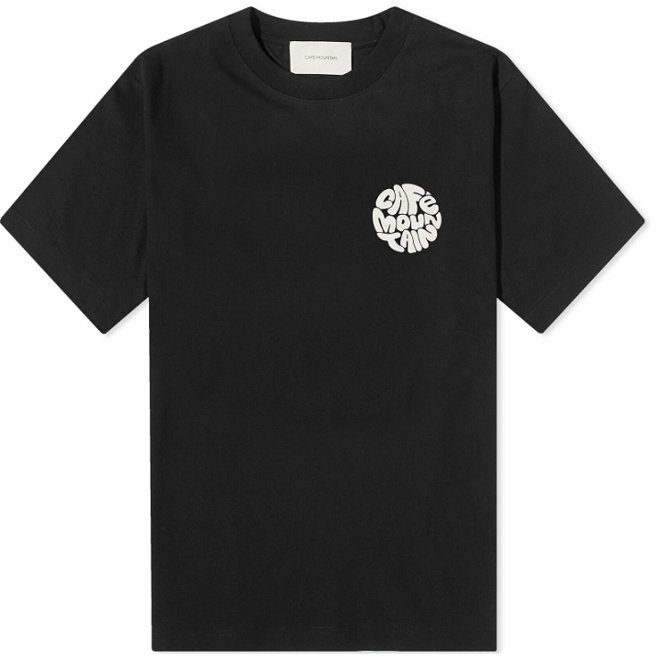 Photo: Café Mountain Men's Flow Logo T-Shirt in Black