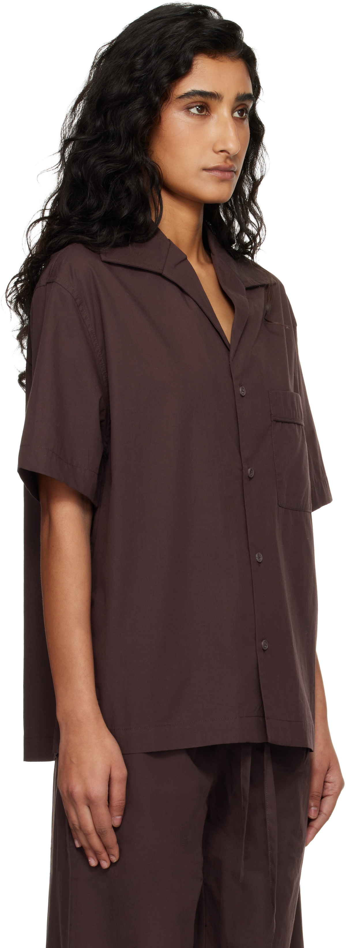 Entire Studios Brown SS Pyjama shirt