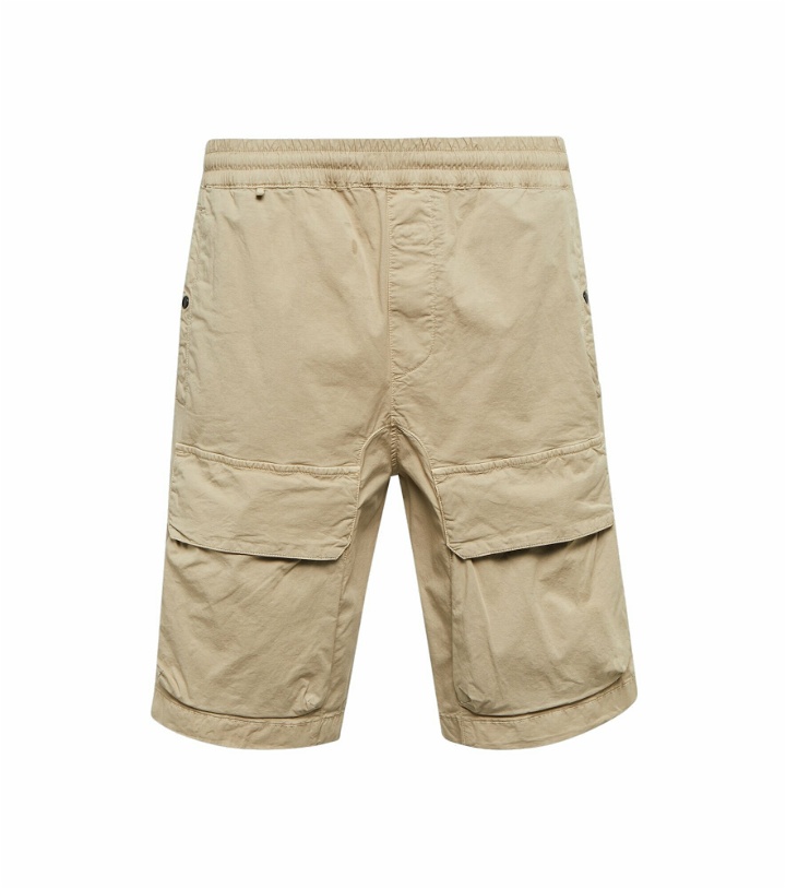Photo: C.P. Company - Cotton-blend jersey cargo shorts