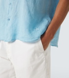Vilebrequin Courbis linen bowling shirt