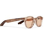 Jacques Marie Mage - Felix Round-Frame Acetate Sunglasses - Brown