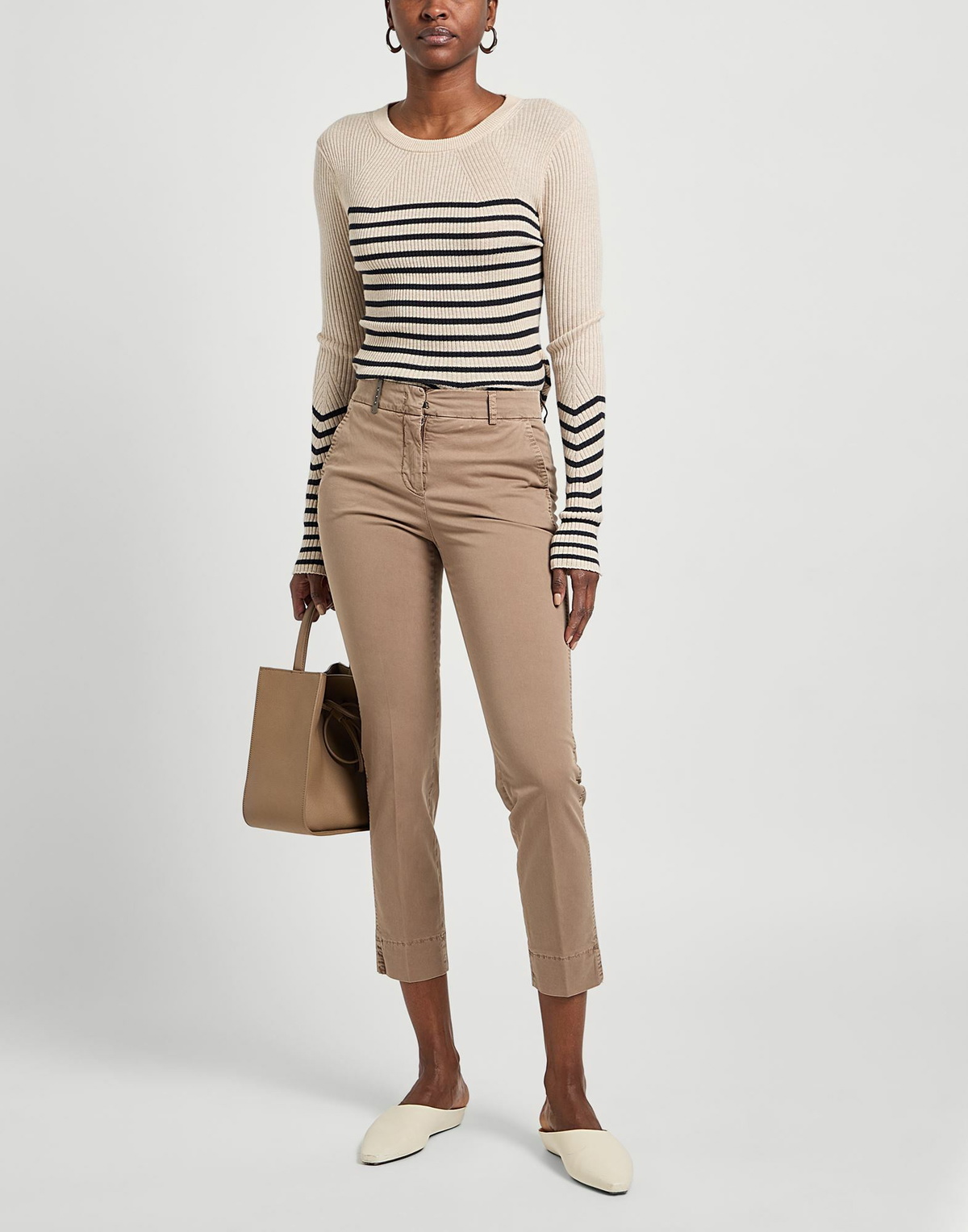 Peserico Icon 4718 Womens Pants Khaki