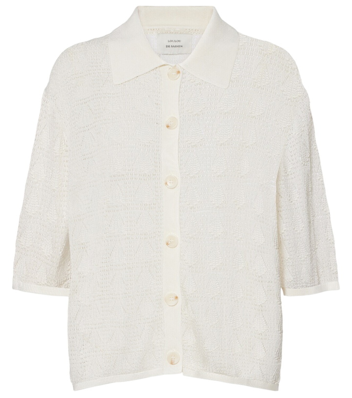Photo: Loulou de Saison Siani knitted cardigan