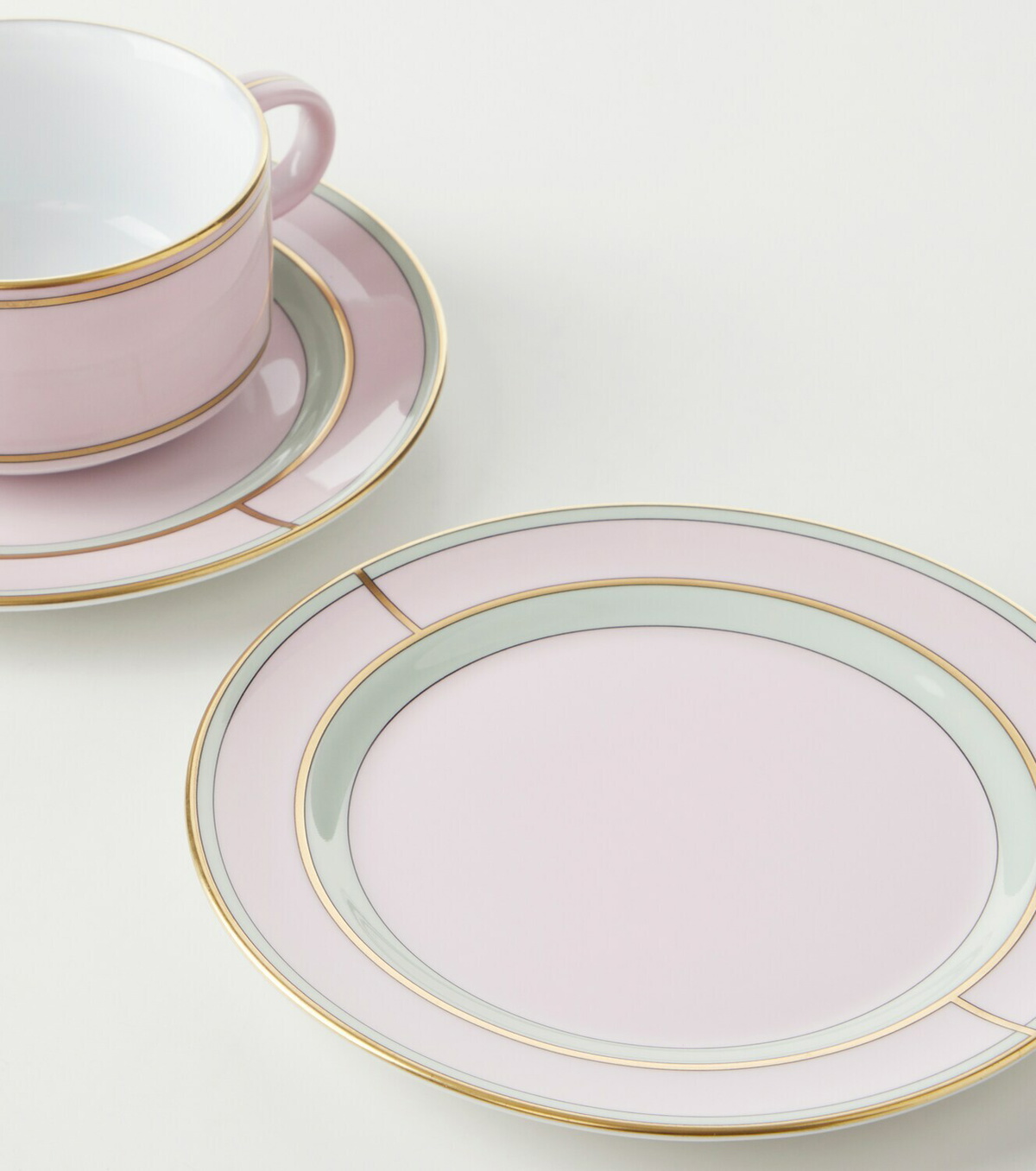 Ginori 1735 Diva set of 2 teacups and saucers