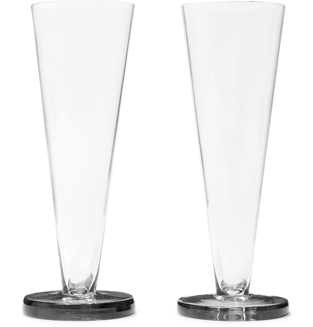 Tom Dixon - Puck Set of Two Flute Glasses - Neutrals