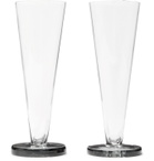 Tom Dixon - Puck Set of Two Flute Glasses - Neutrals