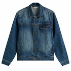 Carter Young Men's Arch Denim Jacket in Sawyer Wash