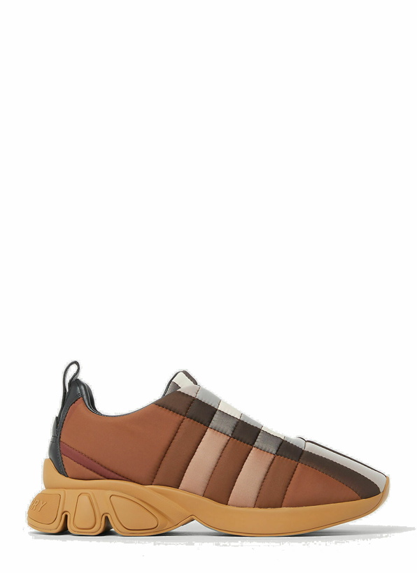 Photo: Burberry - Padded Classic Sneakers in Brown