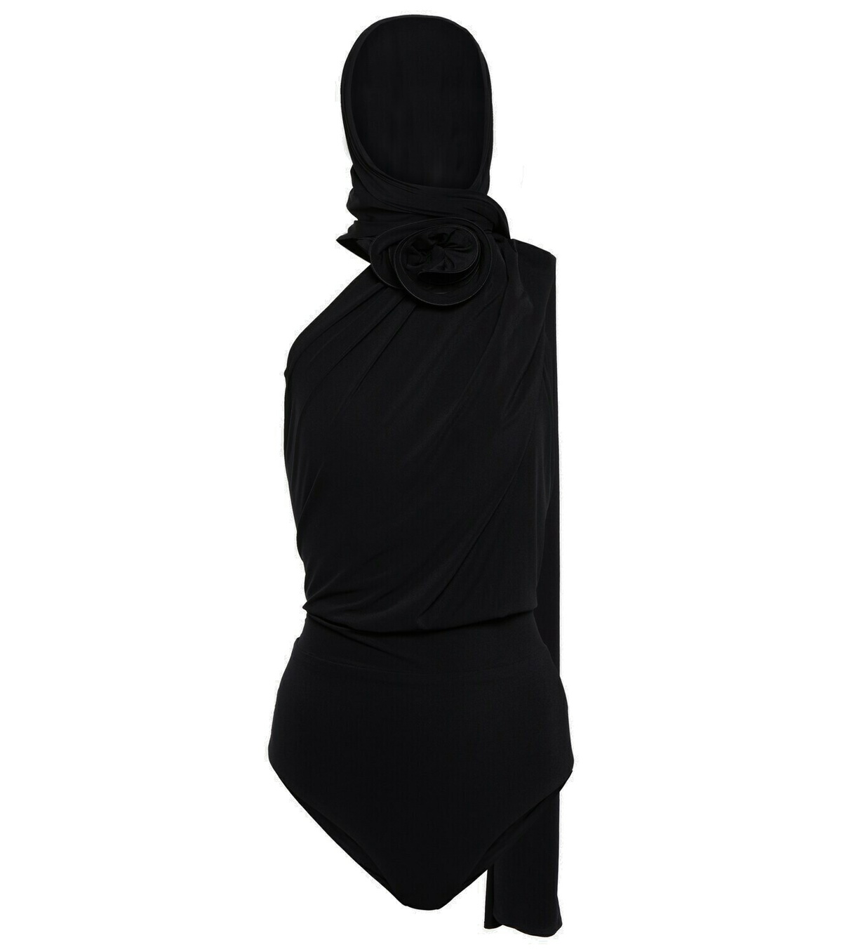 Magda Butrym Hooded one-shoulder bodysuit Magda Butrym
