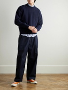 Oliver Spencer - Burley Ribbed Wool Sweater - Blue