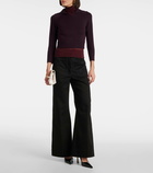 Victoria Beckham Layered wool sweater