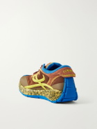 LOEWE - Pogo Rubber-Trimmed Mesh Sneakers - Multi