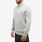 Fred Perry Men's Half Zip Sweat in Limestone