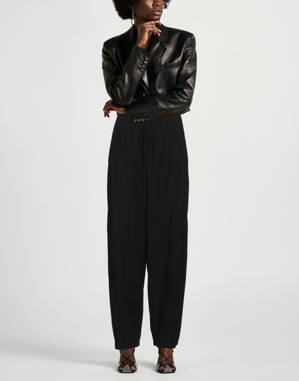Darkpark Womens Pants in Black