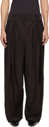 Kiko Kostadinov Brown Mimi Trousers