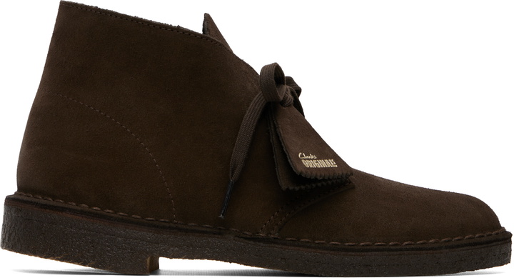 Photo: Clarks Originals Brown Suede Desert Boots