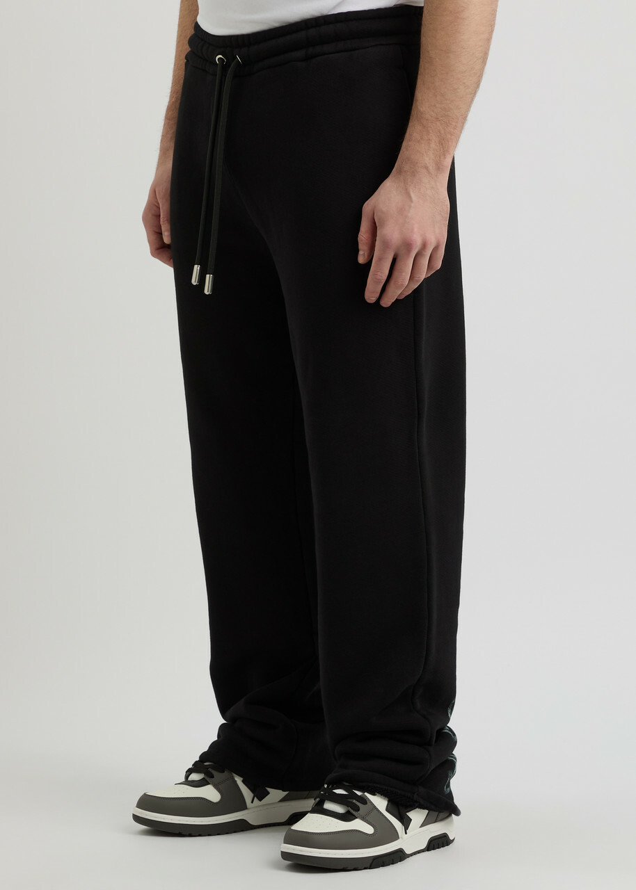 Off-white Arrow Logo Cotton Sweatpants Black