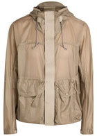 Ten C Skye Panelled Shell Jacket Light Grey