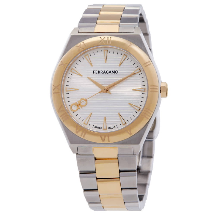 Photo: Ferragamo Vega Upper East Quartz Silver Dial Mens Watch SFKV00223