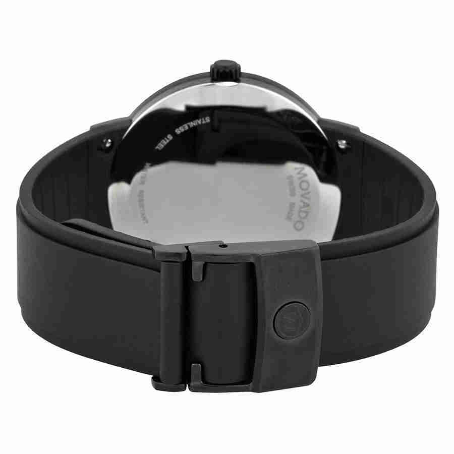 Movado Gravity Black Carbon Fiber Mens Watch 0606849
