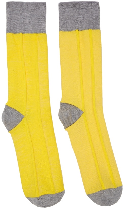 Photo: Homme Plissé Issey Miyake Yellow Folding Socks