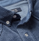 Billionaire Boys Club - Button-Down Collar Logo-Embroidered Cotton-Corduroy Shirt - Blue