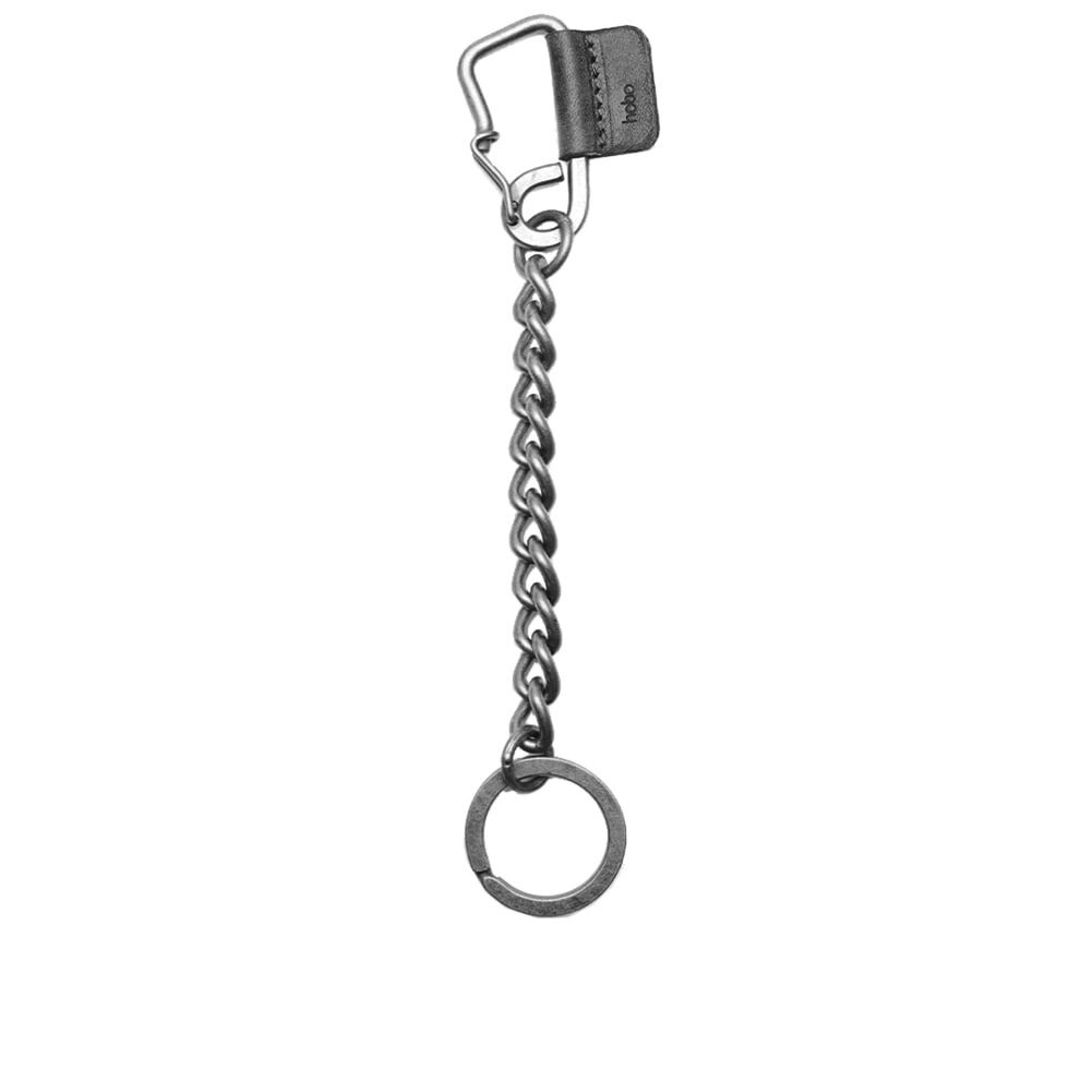 HOBO Carabiner Chain Key Ring in Black hobo