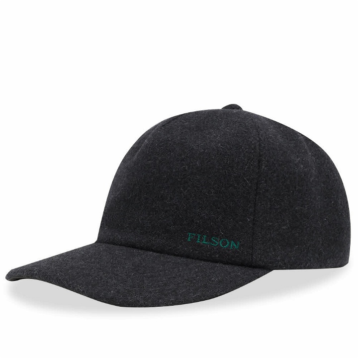 Photo: Filson Men's Mackinaw Wool Forester Cap in Charcoal
