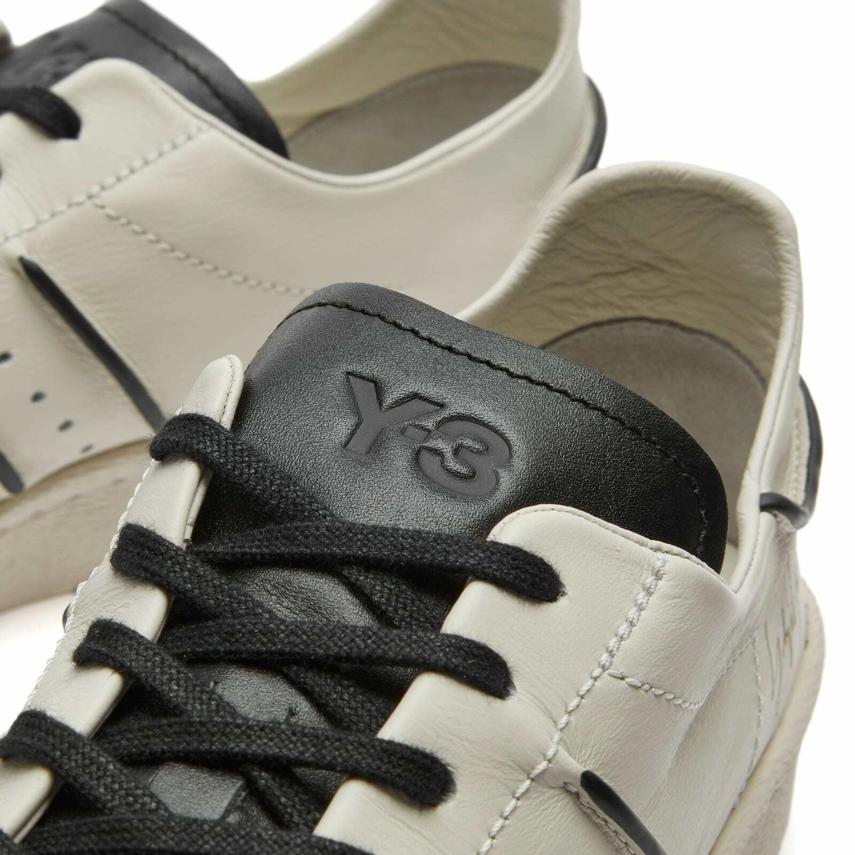 Y-3 Men's Superstar in Talc/Black Y-3