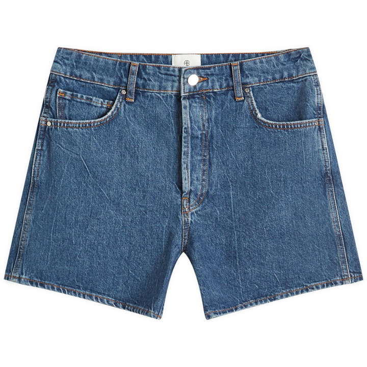 Photo: Anine Bing Women's Dalton Shorts in Dark Blue