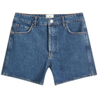 Anine Bing Women's Dalton Shorts in Dark Blue