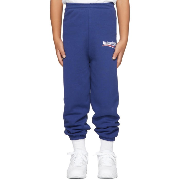 Photo: Balenciaga Boy Blue Campaign Logo Lounge Pants 