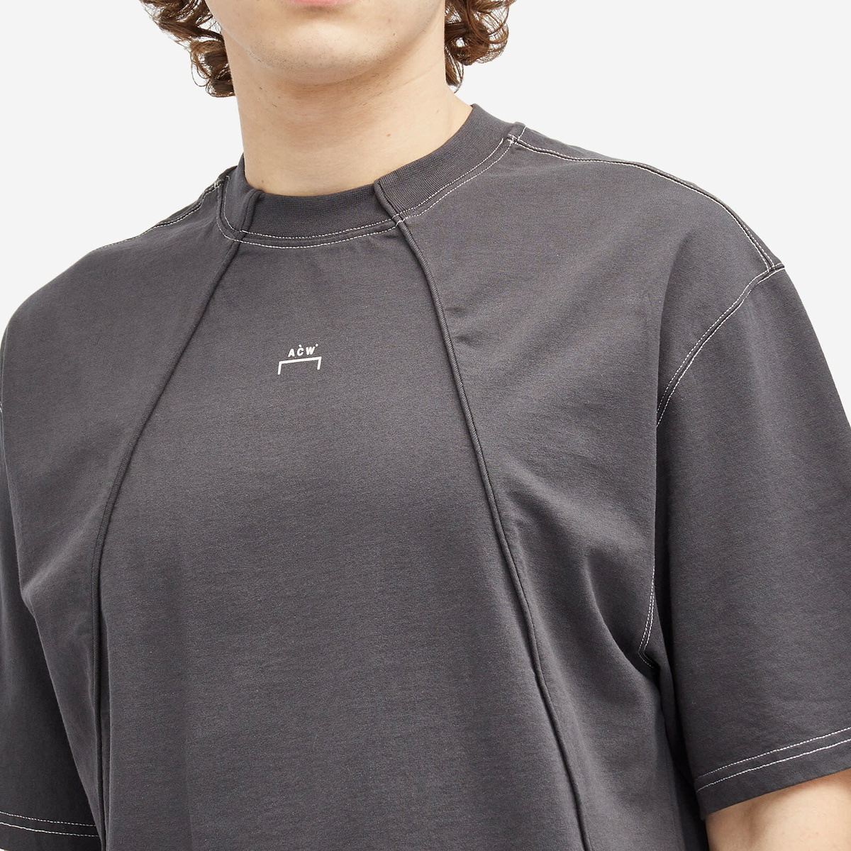A-COLD-WALL* Men's Millbank Logo T-Shirt in Black Onyx A