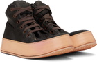 A Diciannoveventitre SSENSE Exclusive Brown Canua Mid Sneakers