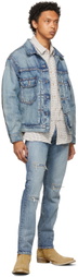 Levi's Made & Crafted Blue Embroidered 511 Jeans