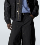 Sacai x Carhartt WIP cotton barrel-leg pants