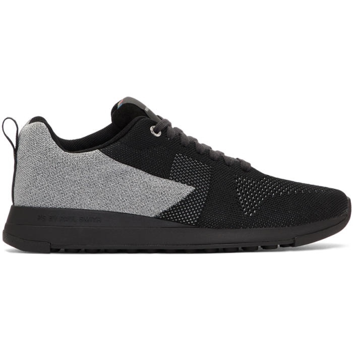 Photo: PS by Paul Smith Black Reflective Rappid Sneakers