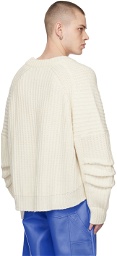 ALTU Off-White Biker Sweater