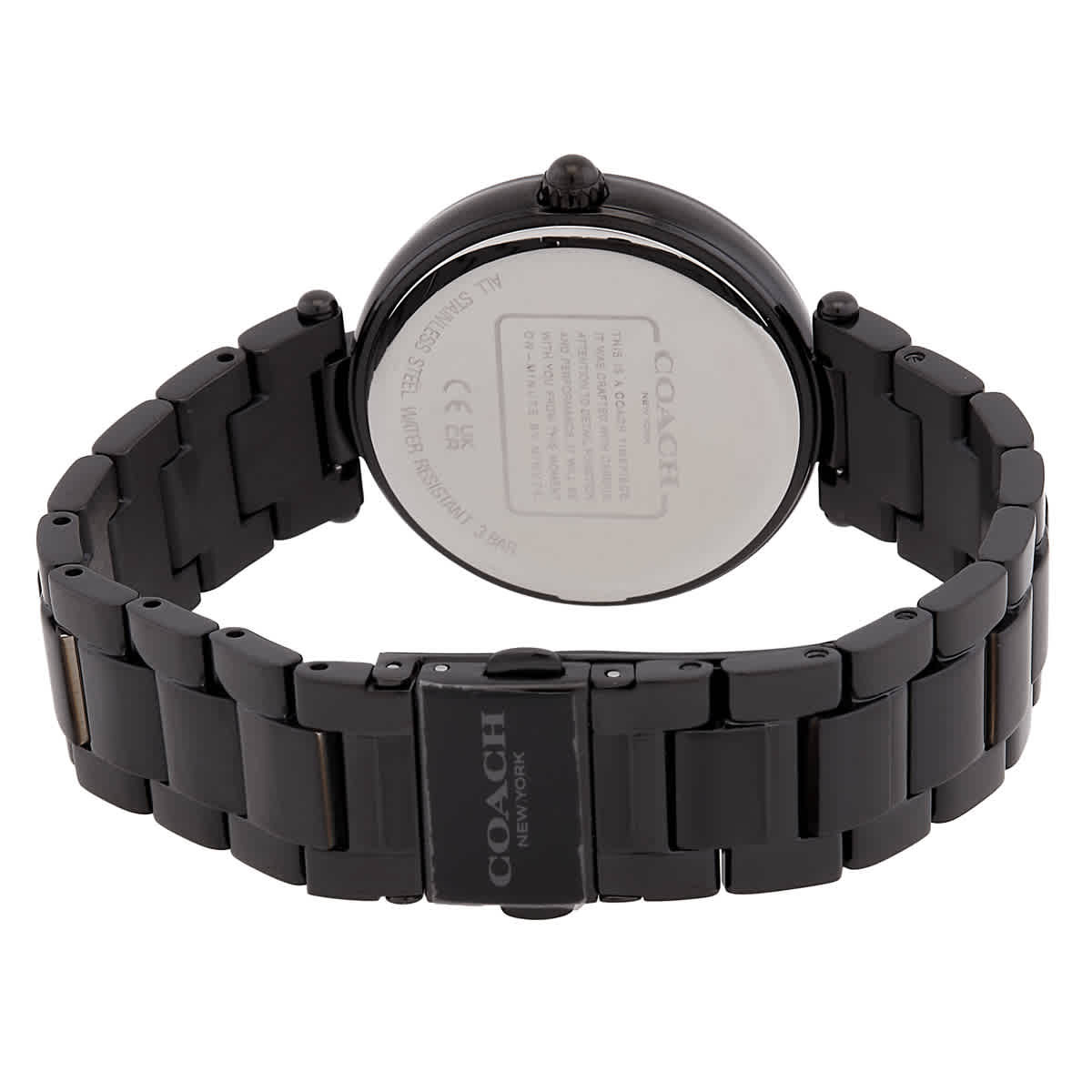 Coach Park Quartz Crystal Black Dial Ladies Watch 14503421 Coach