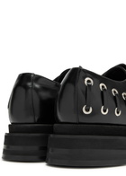 Simone Rocha 50 Lace-up Flatform Derby Shoes Black