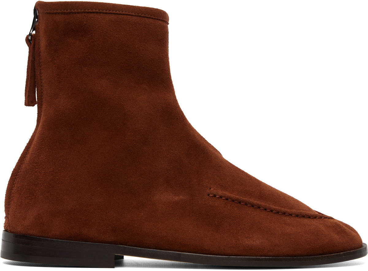 HEREU Brown Juliol Suede Boots