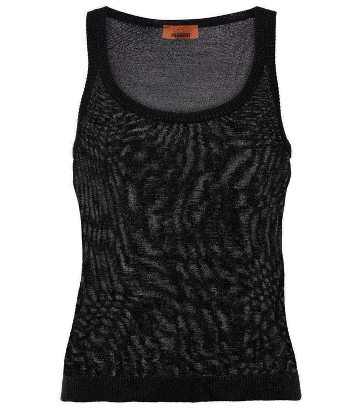 Photo: Missoni Squined striped tank top