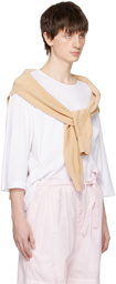 LEMAIRE Beige Sweater-Style Scarf