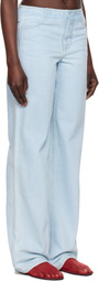Christopher Esber Blue Deconstruct Jeans
